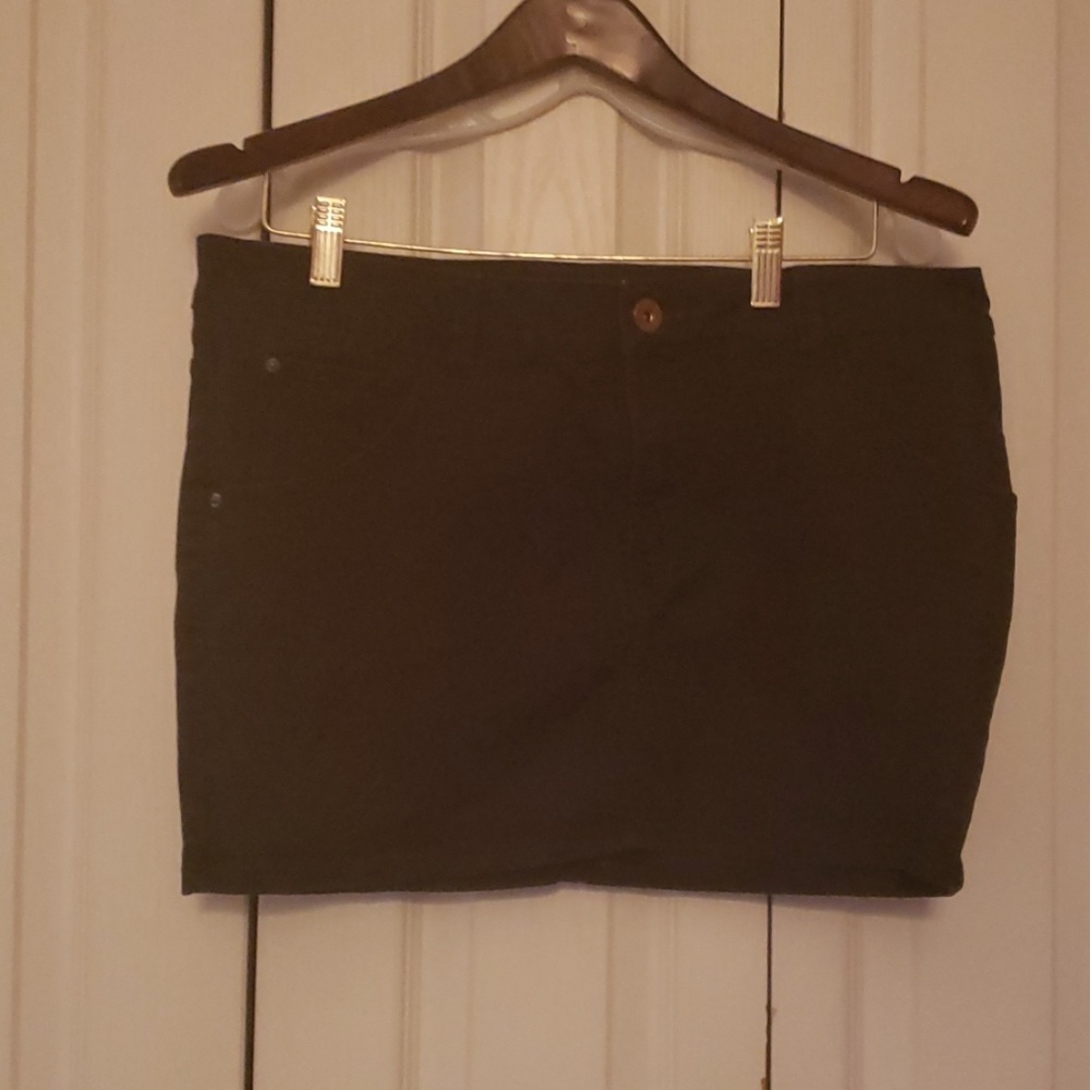 SALE! Black Denim Skirt 18% off!